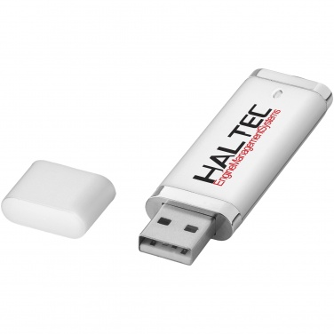 Logo trade promotional giveaway photo of: Flat USB 4GB