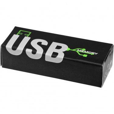 Logo trade promotional product photo of: Flat USB, 4GB, black