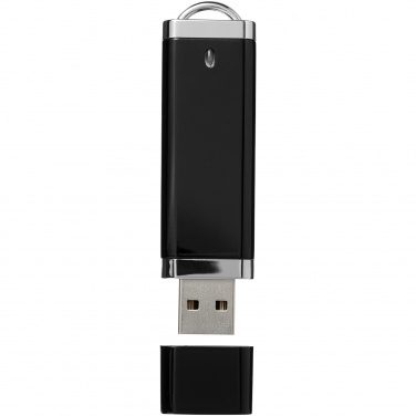 Logo trade promotional giveaway photo of: Flat USB, 4GB, black