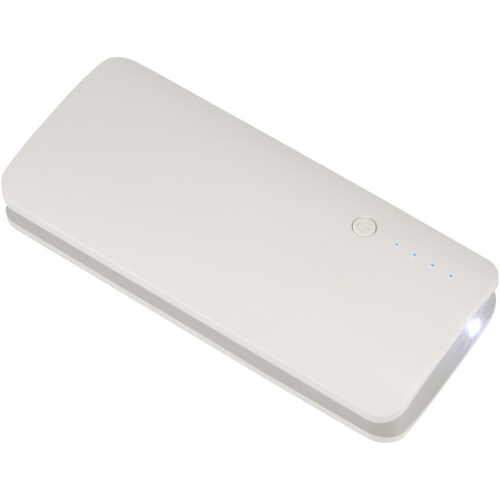 Logotrade promotional merchandise image of: Spare 10000 mAh Power Bank, white
