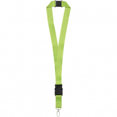 Logotrade promotional product picture of: Yogi lanyard with detachable buckle, apple green