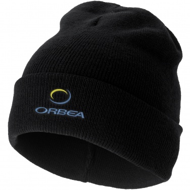 Logo trade promotional gifts image of: Irwin Beanie, black