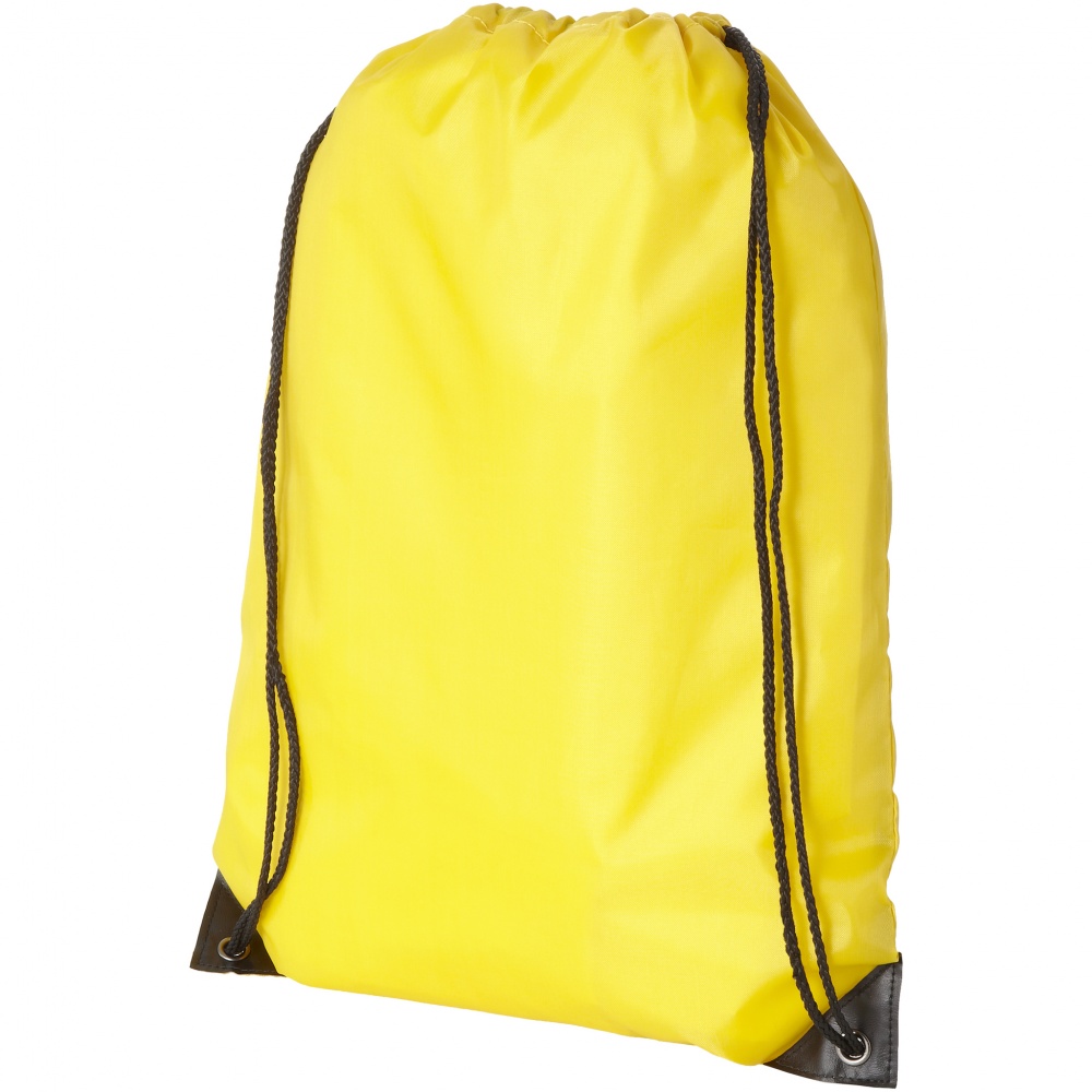 Logo trade promotional giveaways image of: Oriole premium rucksack, yellow