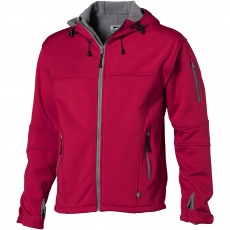 Match softshell jacket, red