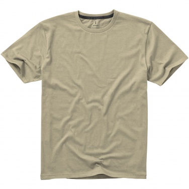 Logo trade promotional gifts picture of: Nanaimo short sleeve T-Shirt, beige