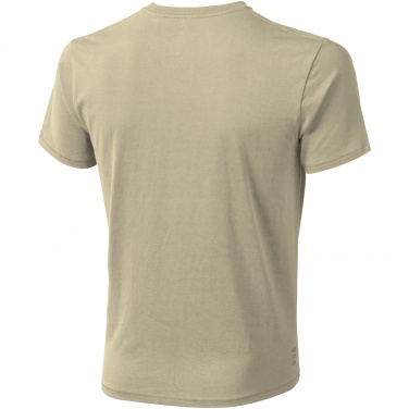 Logo trade promotional merchandise photo of: Nanaimo short sleeve T-Shirt, beige