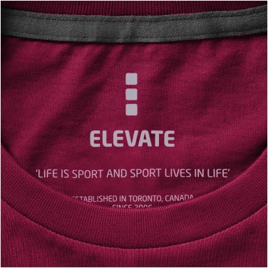 Logotrade promotional giveaway image of: Nanaimo short sleeve T-Shirt, dark red