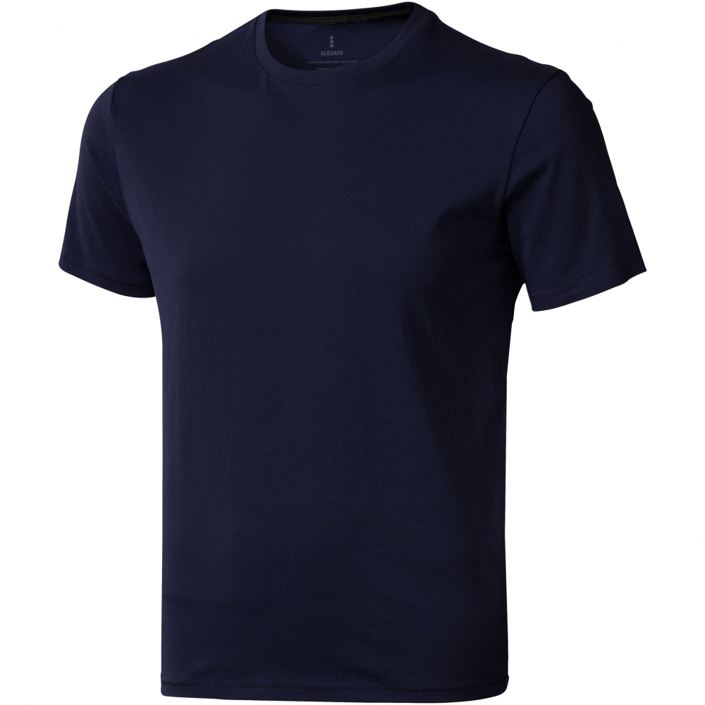 Logotrade corporate gift image of: Nanaimo short sleeve T-Shirt, navy