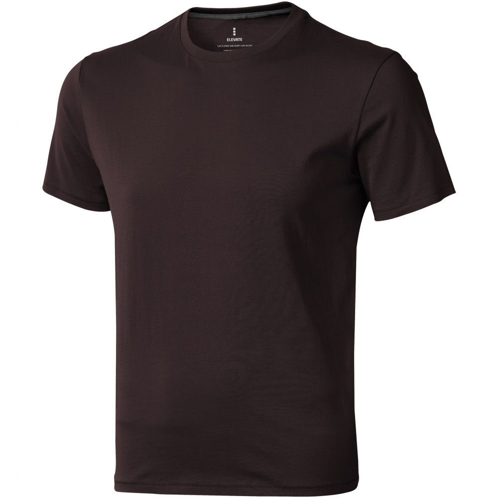 Logotrade promotional product picture of: Nanaimo short sleeve T-Shirt, dark brown