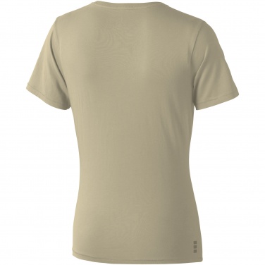 Logotrade corporate gifts photo of: Nanaimo short sleeve ladies T-shirt, beige