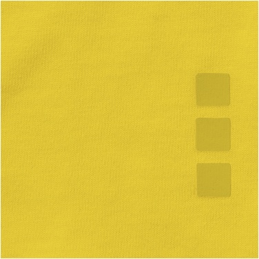 Logo trade business gifts image of: Nanaimo short sleeve ladies T-shirt, yellow