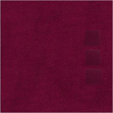 Logotrade promotional gift image of: Nanaimo short sleeve ladies T-shirt, dark red