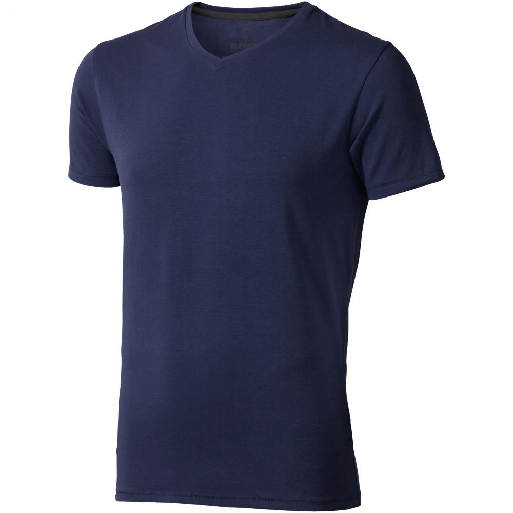 Logotrade promotional merchandise image of: Kawartha short sleeve T-shirt, navy