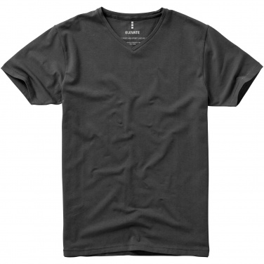 Logo trade promotional merchandise photo of: Kawartha short sleeve T-shirt, dark grey