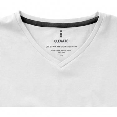 Logo trade advertising products image of: Kawartha short sleeve ladies T-shirt, white