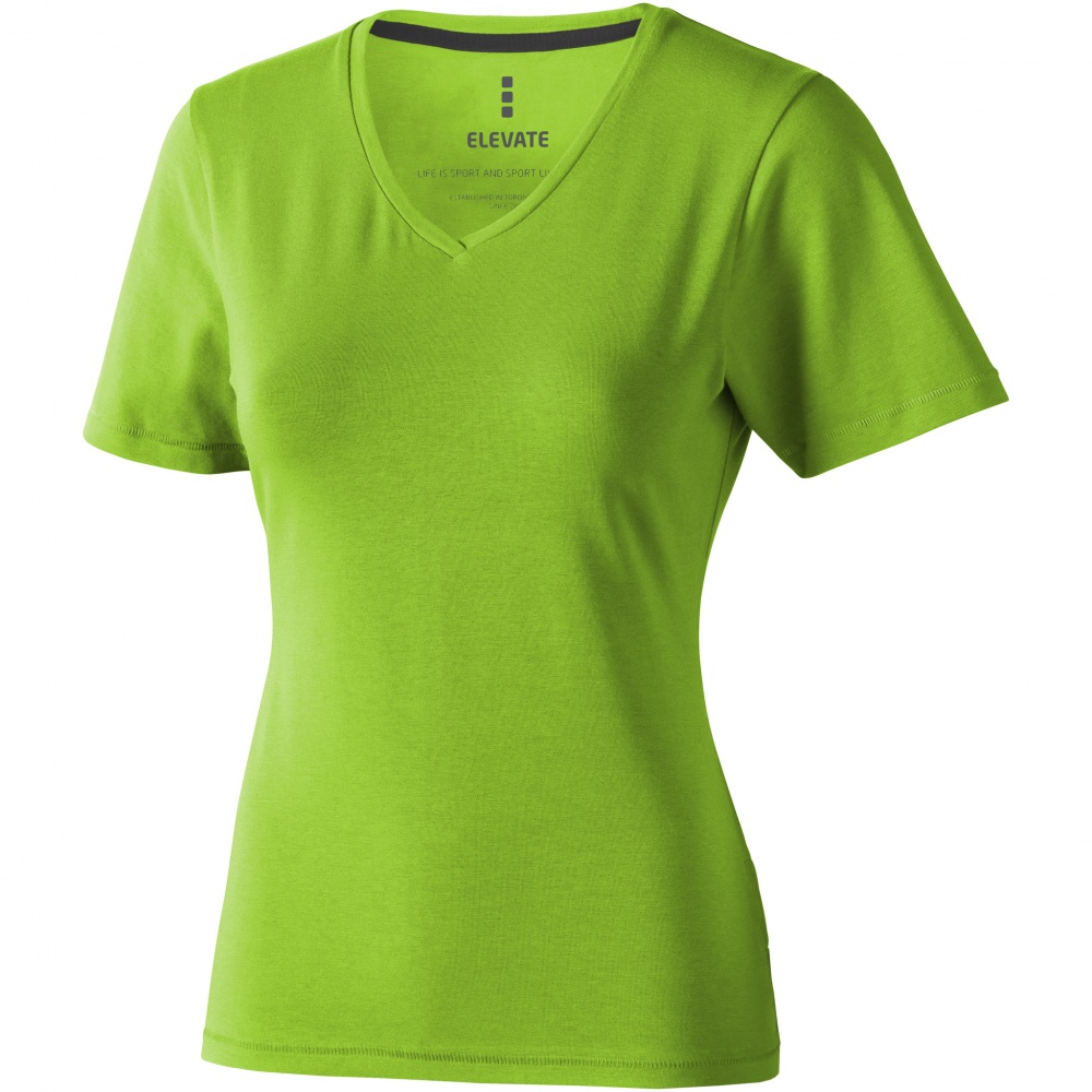 Logotrade promotional gifts photo of: Kawartha short sleeve ladies T-shirt, light green