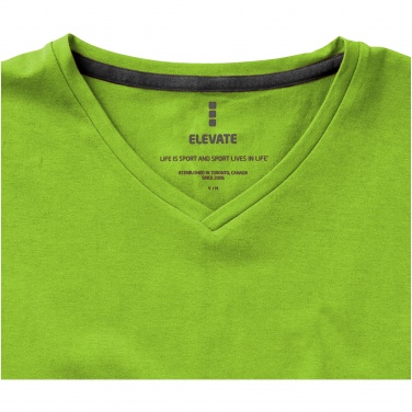 Logo trade corporate gift photo of: Kawartha short sleeve ladies T-shirt, light green