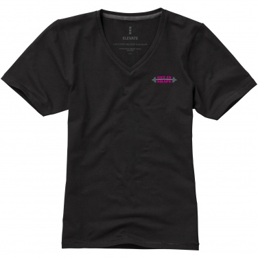 Logotrade promotional gift image of: Kawartha short sleeve ladies T-shirt, black
