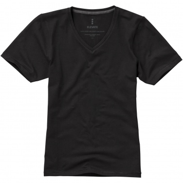 Logo trade corporate gifts image of: Kawartha short sleeve ladies T-shirt, black
