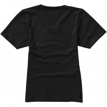 Logo trade promotional gifts picture of: Kawartha short sleeve ladies T-shirt, black