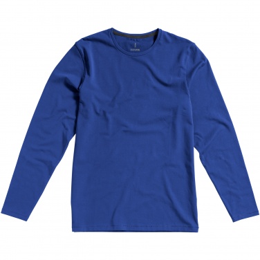 Logo trade promotional giveaways picture of: Ponoka long sleeve T-shirt, blue