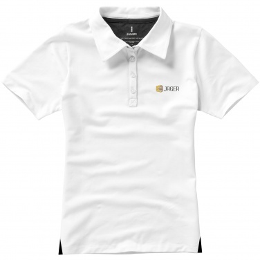 Logo trade promotional giveaway photo of: Markham short sleeve ladies polo