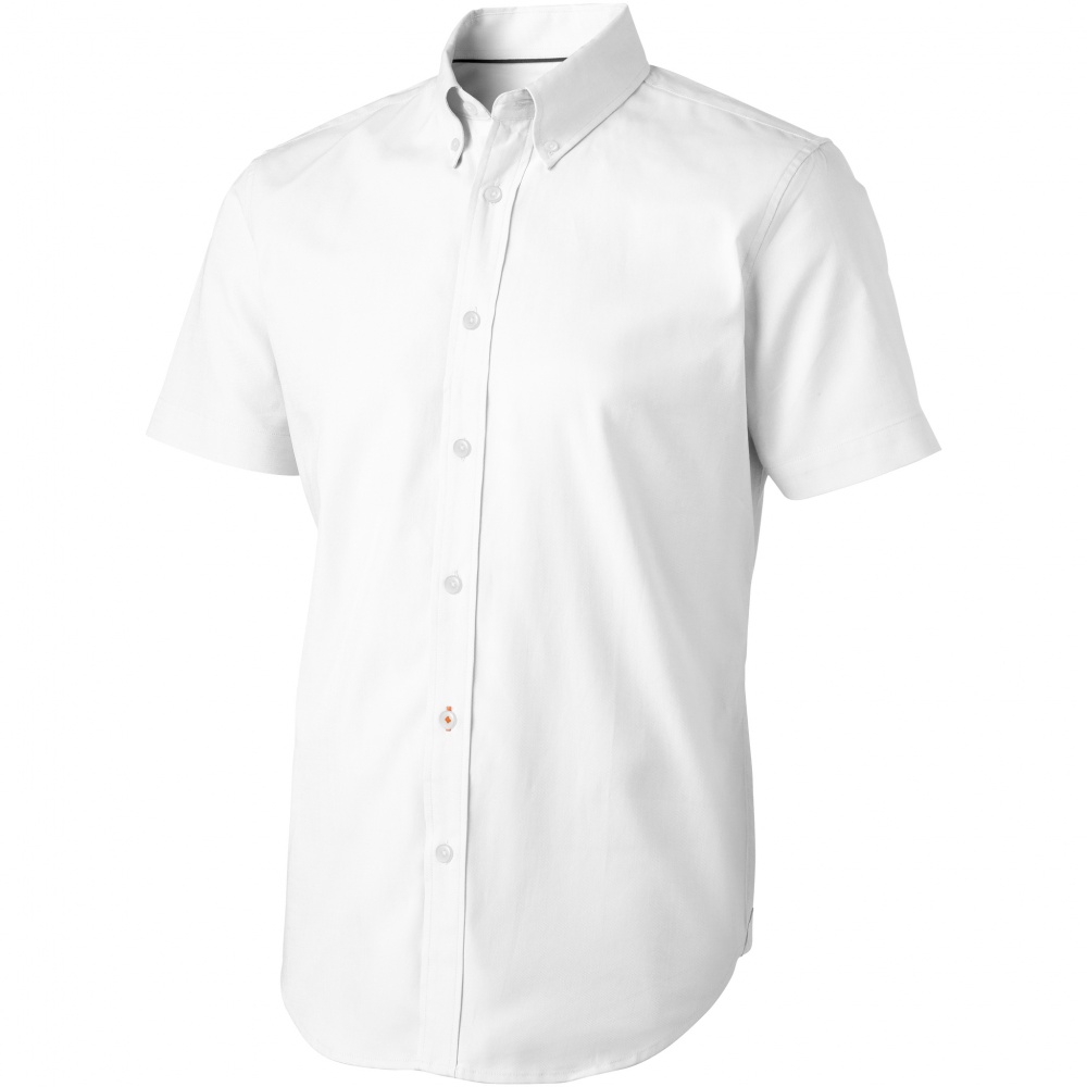 Logotrade corporate gifts photo of: Manitoba short sleeve shirt, white
