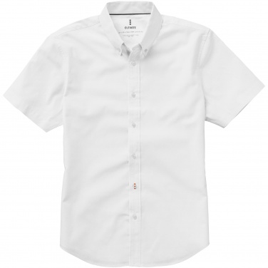 Logo trade promotional merchandise photo of: Manitoba short sleeve shirt, white