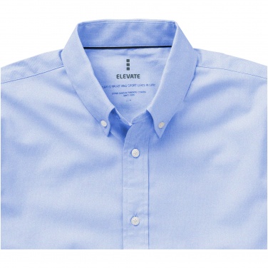 Logotrade business gift image of: Manitoba short sleeve shirt, light blue