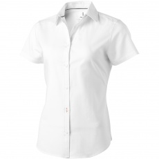 Manitoba short sleeve ladies shirt, white