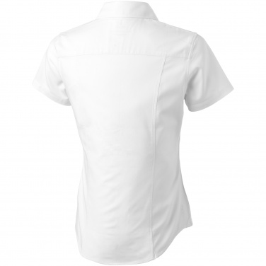 Logotrade promotional gift image of: Manitoba short sleeve ladies shirt, white