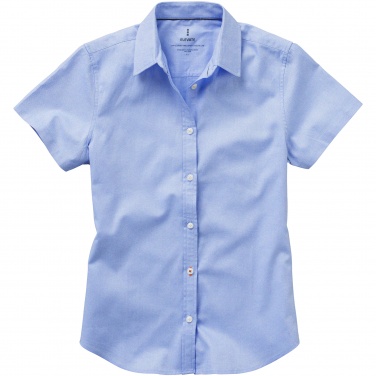Logotrade promotional merchandise photo of: Manitoba short sleeve ladies shirt, light blue