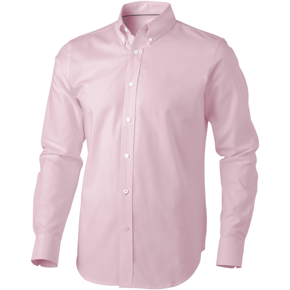 Logo trade business gifts image of: Vaillant long sleeve shirt, pink