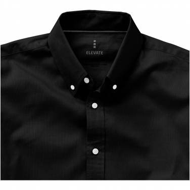 Logo trade corporate gifts image of: Vaillant long sleeve shirt, black