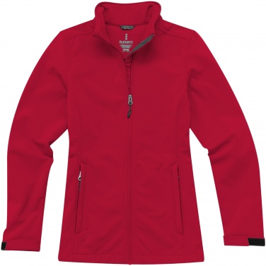 Logo trade corporate gifts picture of: Maxson softshell ladies jacket, red