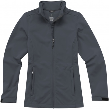 Logotrade promotional merchandise picture of: Maxson softshell ladies jacket, grey