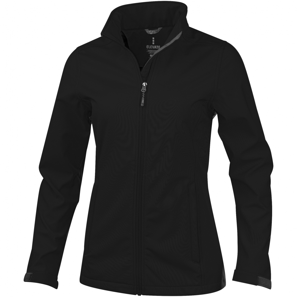 Logotrade business gift image of: Maxson softshell ladies jacket, black