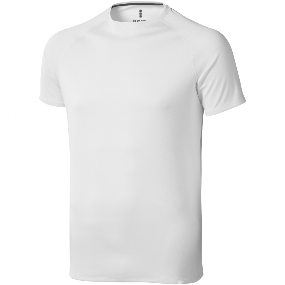 Logo trade promotional giveaways picture of: Niagara short sleeve T-shirt, white