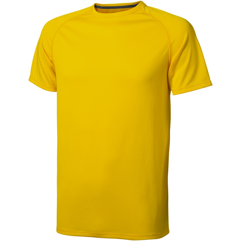 Logotrade promotional item image of: Niagara short sleeve T-shirt, yellow