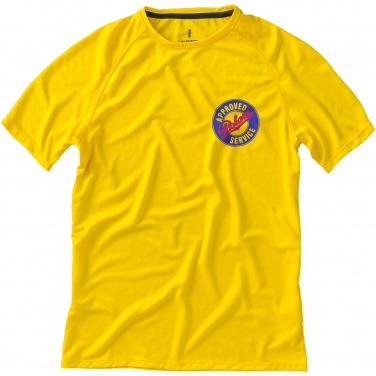 Logotrade promotional merchandise picture of: Niagara short sleeve T-shirt, yellow