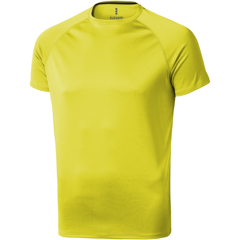 Logotrade promotional giveaway image of: Niagara short sleeve T-shirt, neon yellow