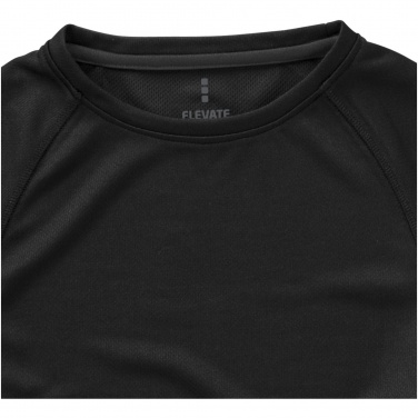 Logotrade promotional product image of: Niagara short sleeve ladies T-shirt, black