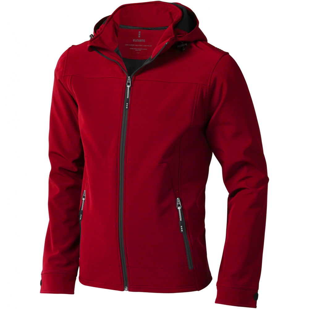 Logo trade promotional gifts picture of: Langley softshell jacket, red