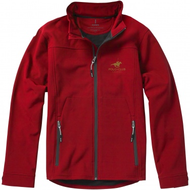Logo trade promotional items picture of: Langley softshell jacket, red