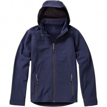 Logotrade promotional item picture of: Langley softshell jacket, navy