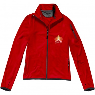 Logo trade promotional merchandise image of: Mani power fleece full zip ladies jacket