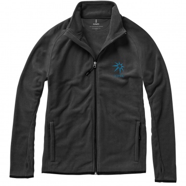 Logo trade promotional gifts image of: Brossard micro fleece full zip jacket