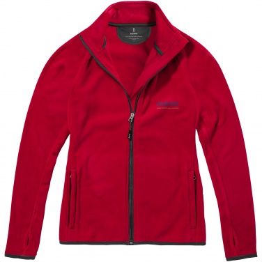 Logo trade promotional merchandise image of: Brossard micro fleece full zip ladies jacket