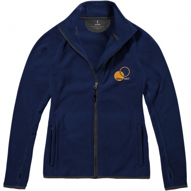 Logo trade promotional gifts picture of: Brossard micro fleece full zip ladies jacket