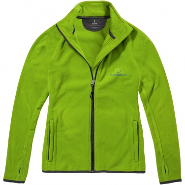 Logo trade promotional giveaways image of: Brossard micro fleece full zip ladies jacket